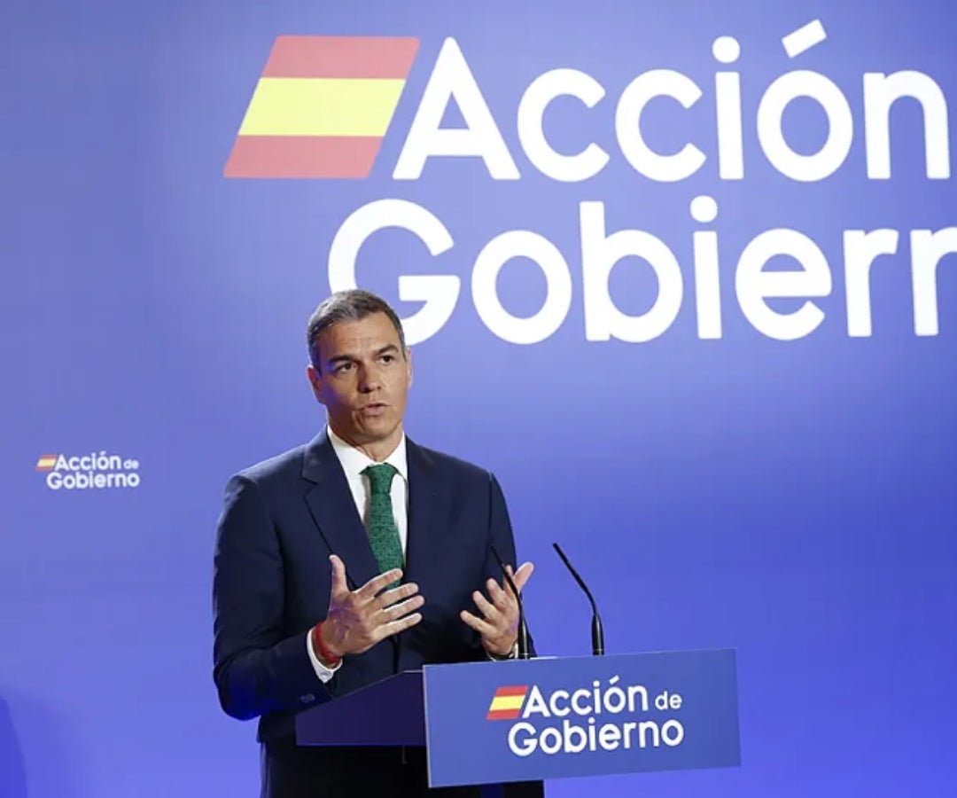 Pedro Sánchez, presidente del Gobierno español