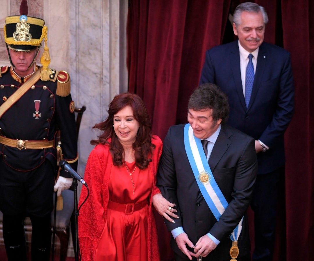 Cristina Kirchner y Javier Milei