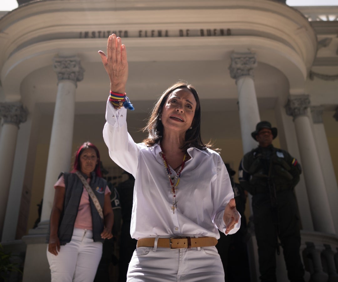 Líder opositora venezolana, María Corina Machado