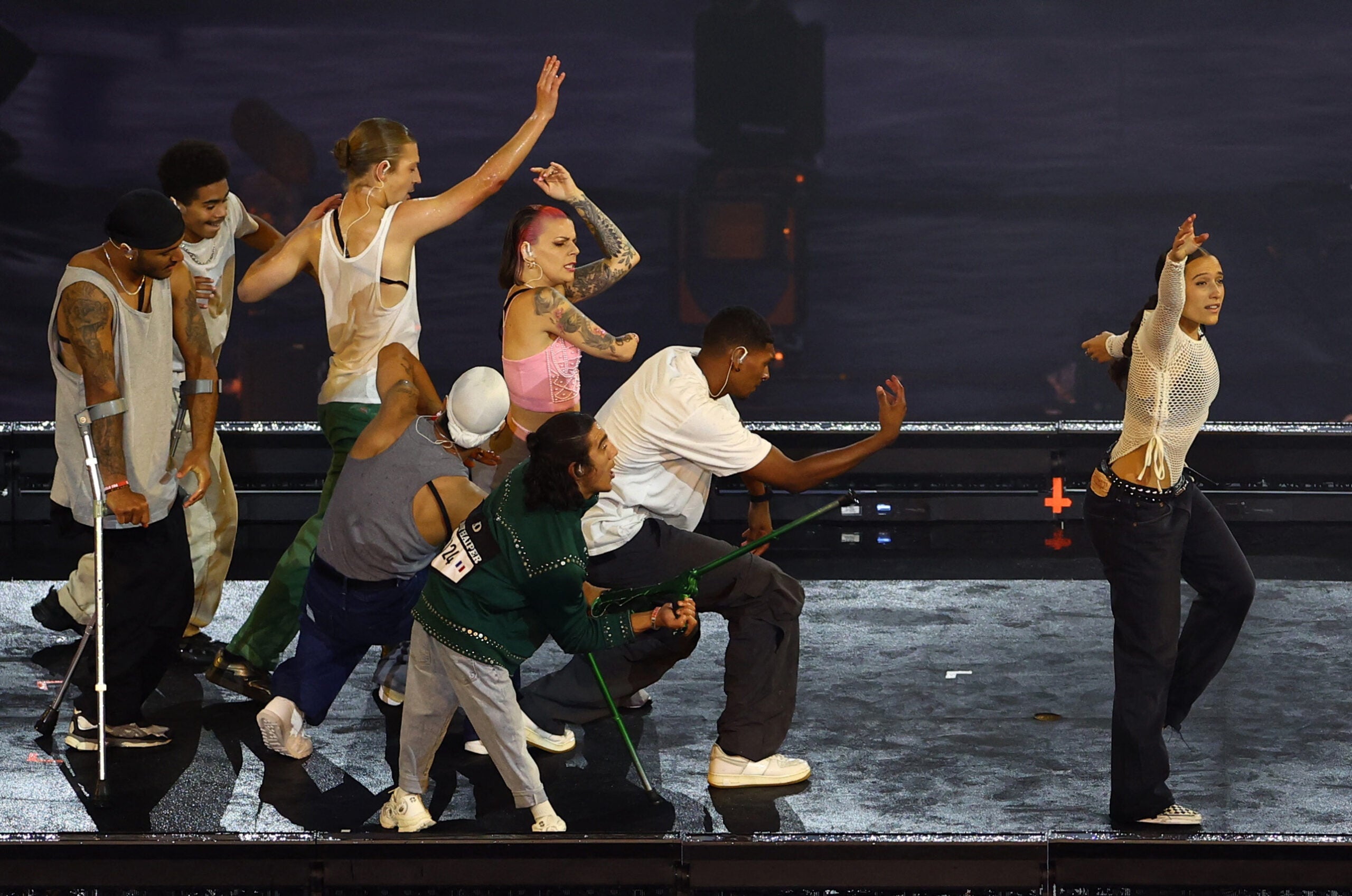 Show de hip-hop en la clausura de los Paralímpicos