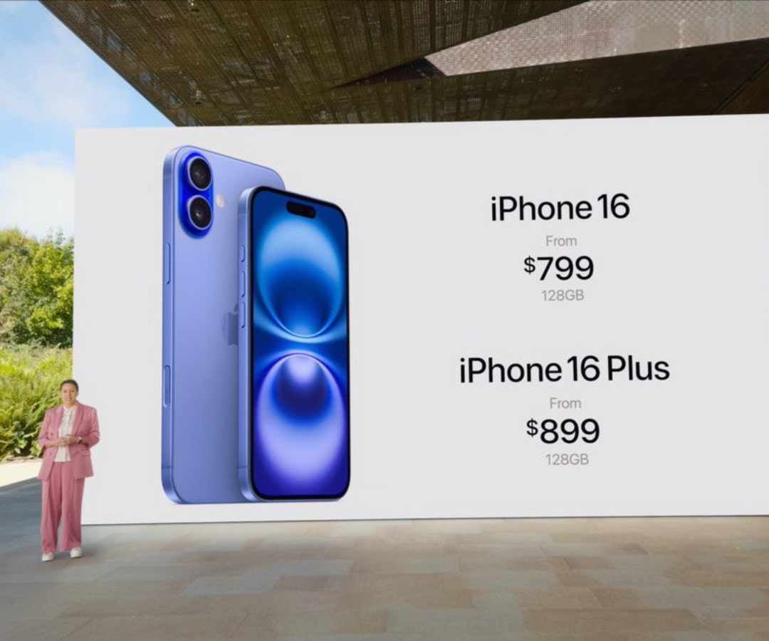 iPhone 16 en sus ediciones base comienzan en US$799 y US$899