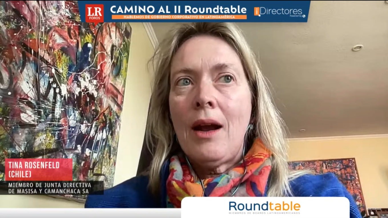 Tina Rosenfeld, miembro de la Junta Directiva de Masisa y Camanchaca S