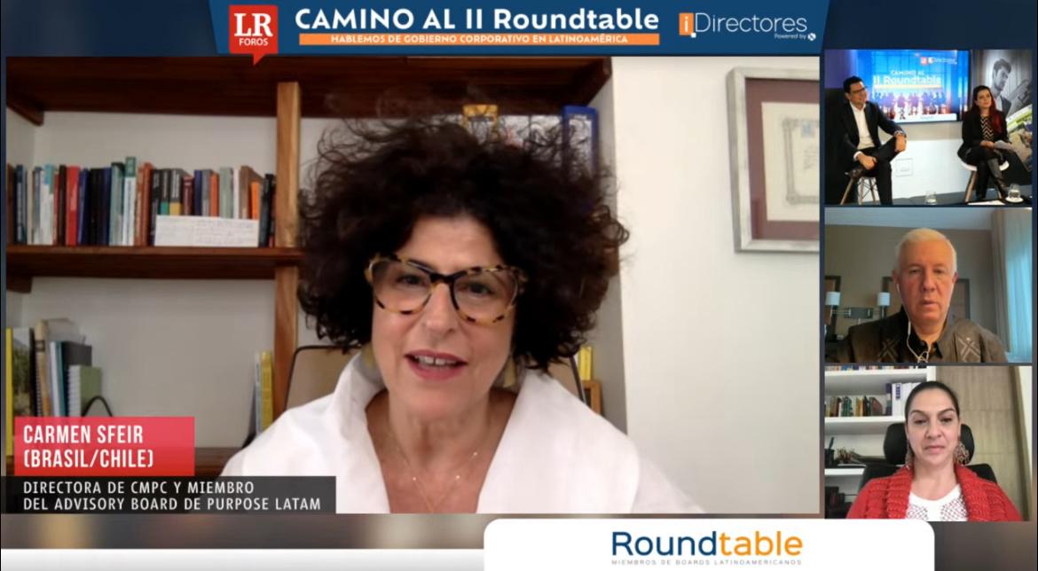 Carmen Sfeir, directora de Cmpc y miembro del advisory board de Purpose Latam