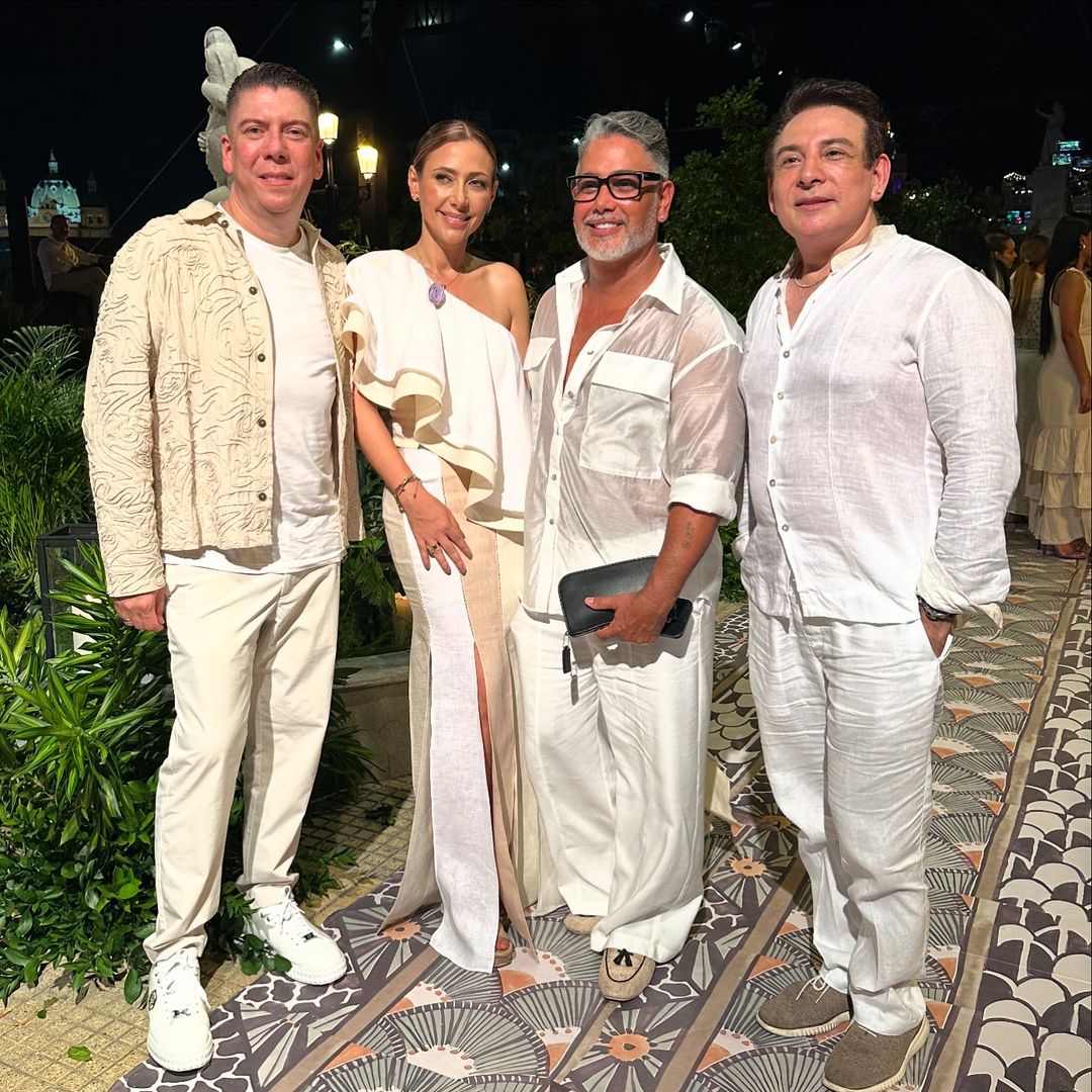 Carlos Torres, propietario de Autograph; María Cueter, CEO de Mary Cueter Bodas y Eventos; Fernando Pérez, CEO de Portada Peluquería; y Diego Moya, CEO de DM Salón Day Spa