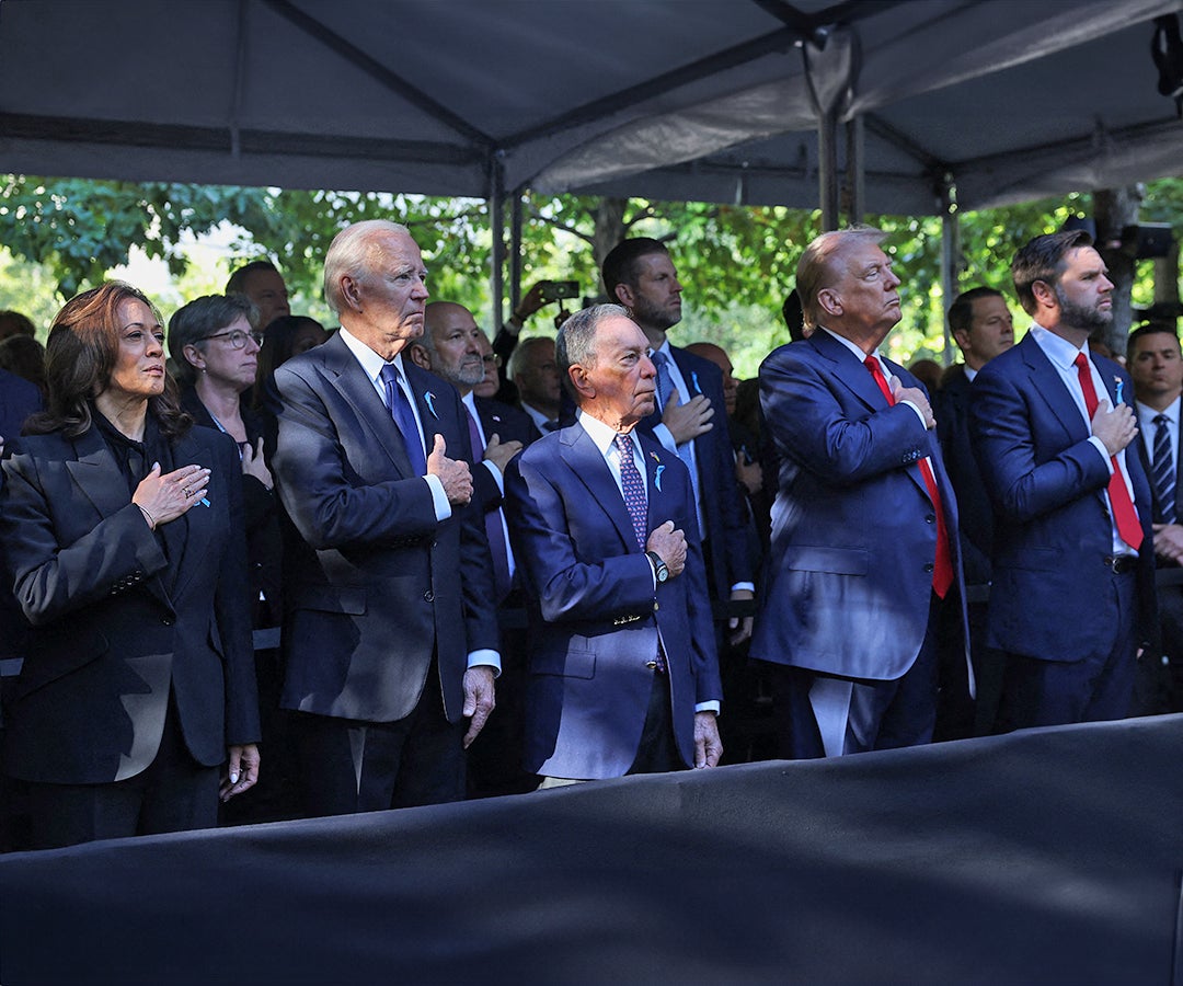 Kamala Harris, Joe Biden y Donald Trump se encuentran tras el debate.