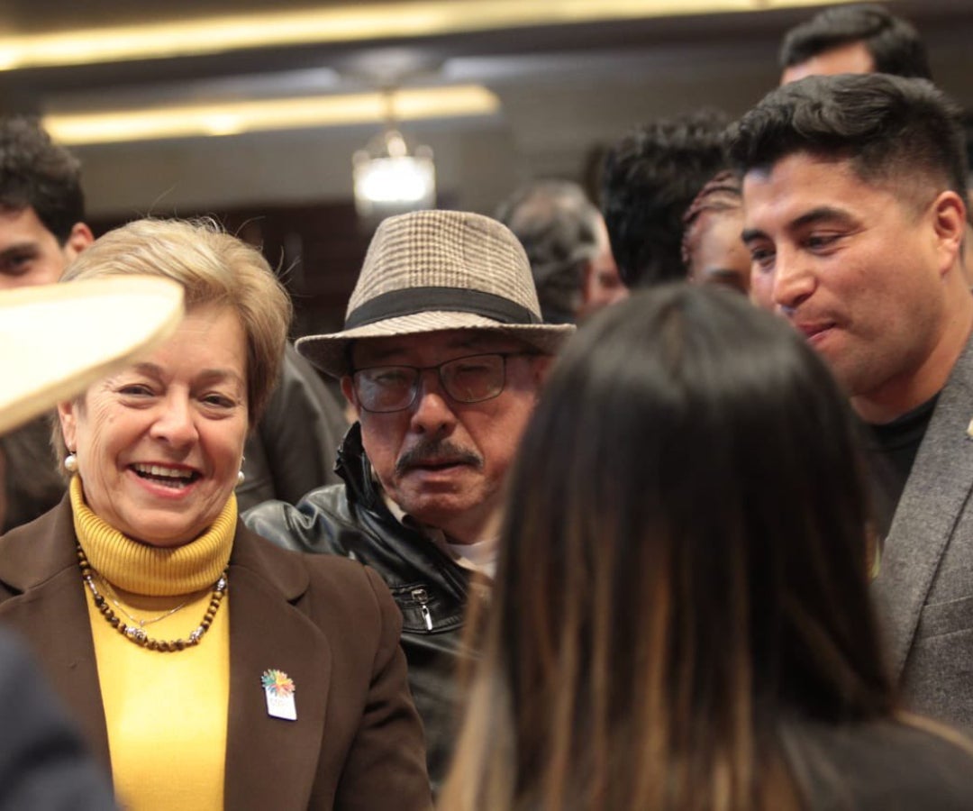 La ministra de Trabajo, Gloria Inés Ramírez, en el debate de la Cámara de Representantes