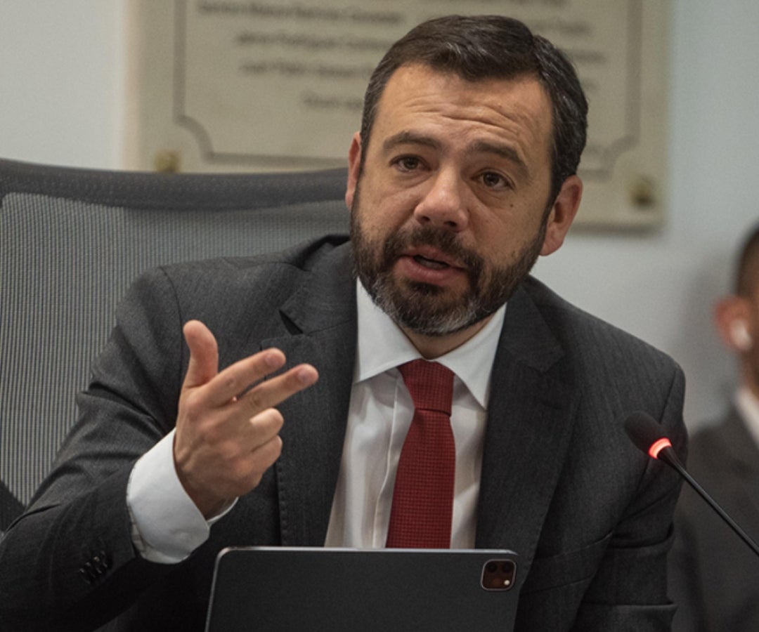 El alcalde Carlos Fernando Galán, en la Comisión Quinta de la Cámara de Representantes en el debate de control político.