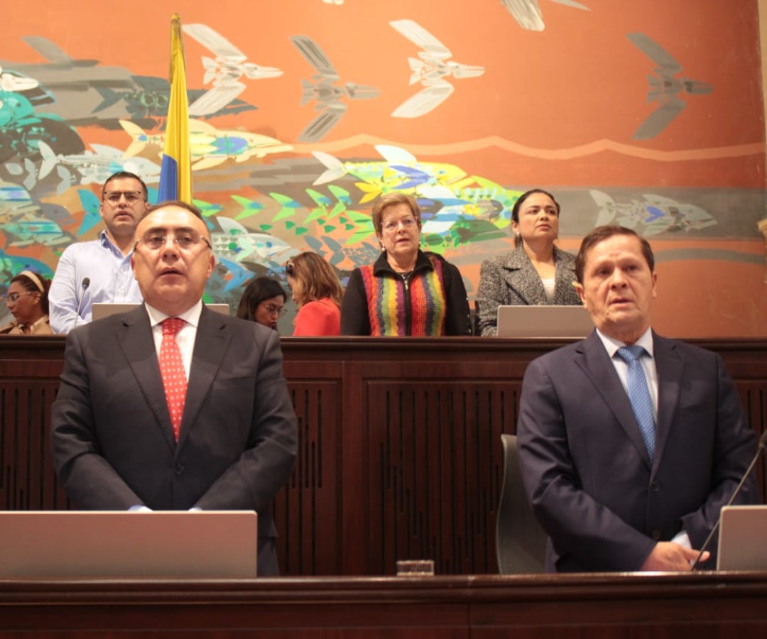 La ministra Gloria Inés Ramírez en el debate de este miércoles