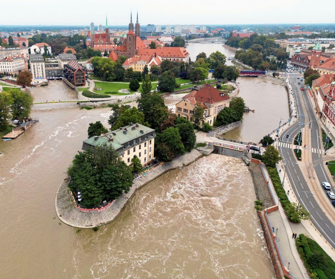 Inundaciones en Polonia