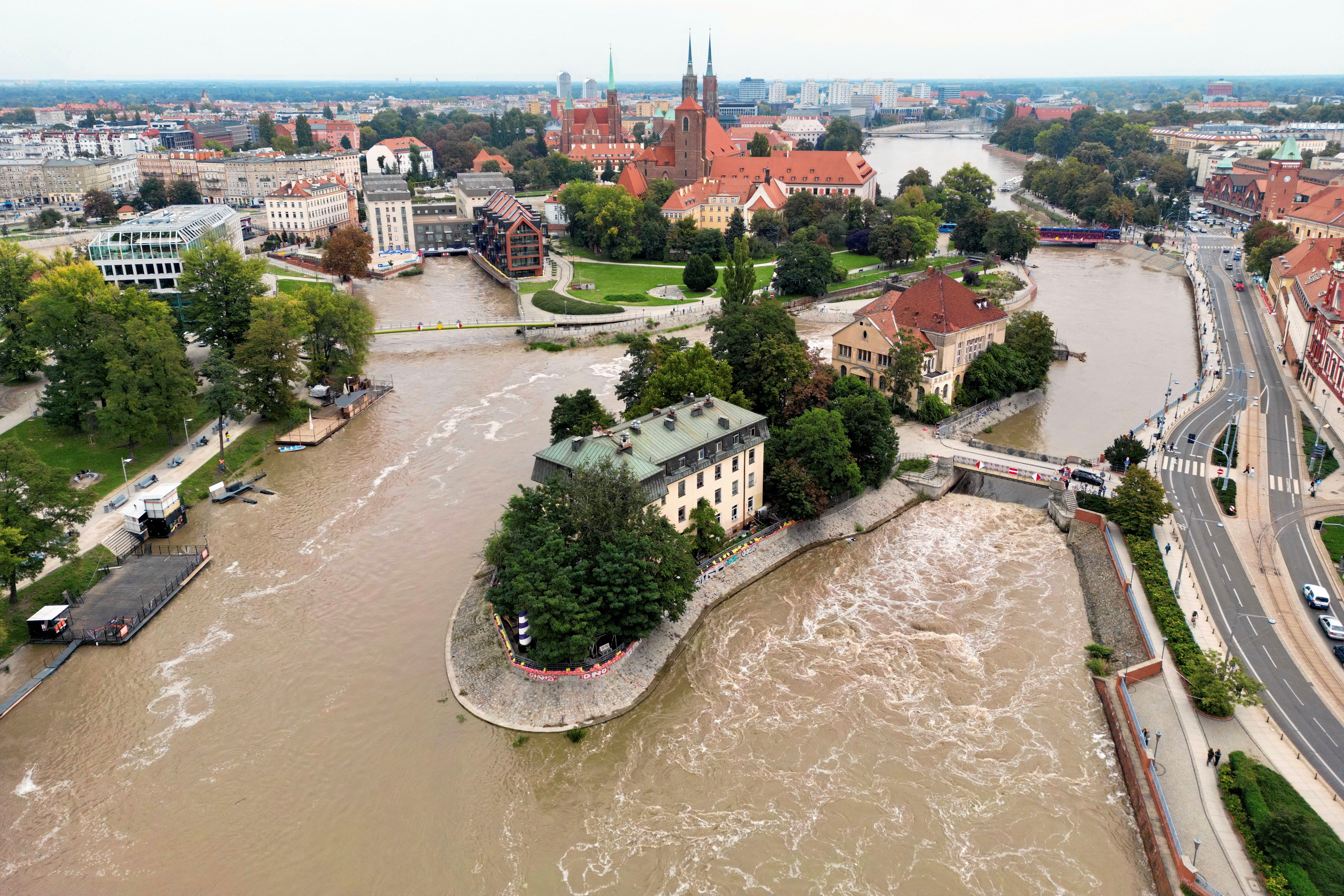 Inundación en Polonia