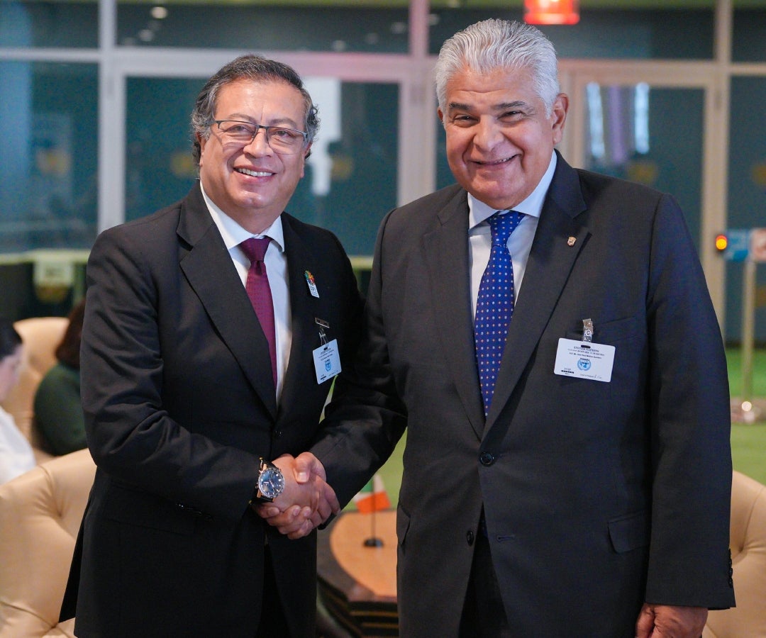 Gustavo Petro, se reunió con el presidente de Panamá, José Raúl Mulino.