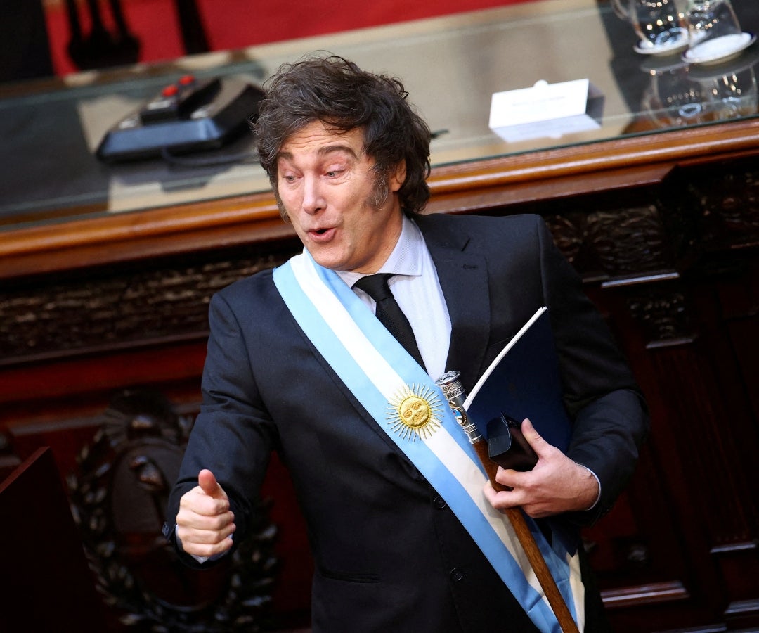 Javier Milei, presidente de Argentina