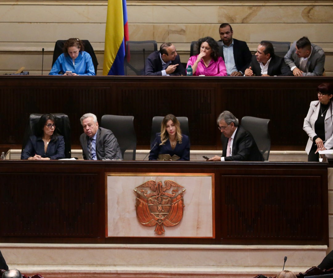 Vista general de las comisiones económicas conjuntas de este martes