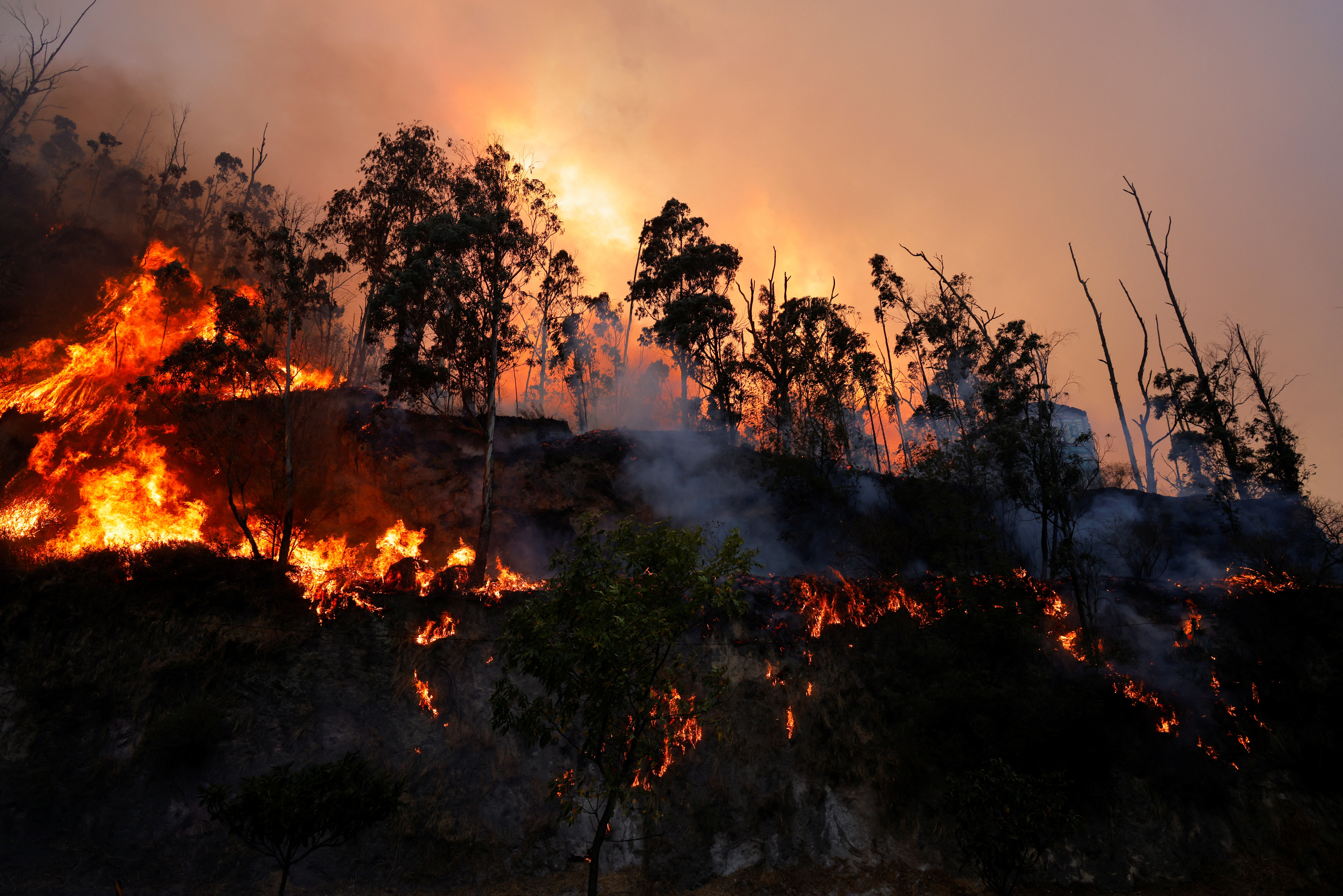 Incendios forestales en Quito