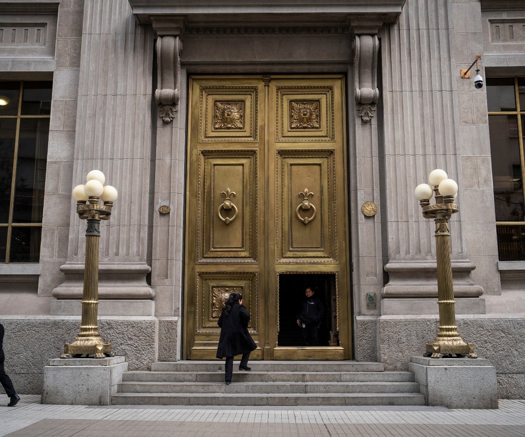 La sede del Banco Central de Chile en Santiago