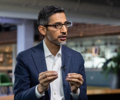 El director ejecutivo de Alphabet, Sundar Pichai El director ejecutivo de Alphabet, Sundar Pichai