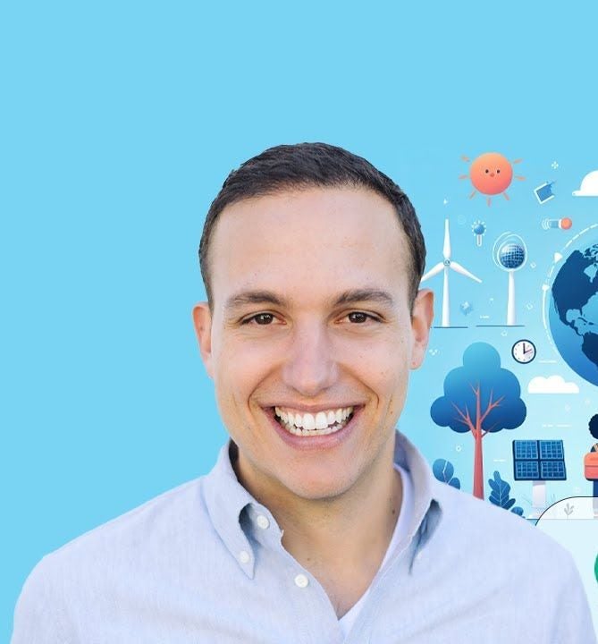 Ben Eidelson, creador software de climatetech y del podcast Climate Papa