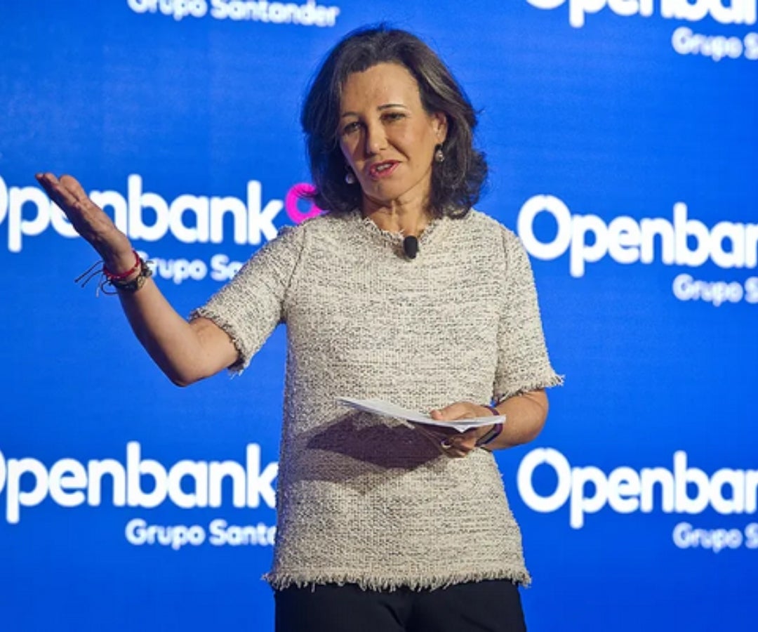 Ana Botín, presidenta de Santander