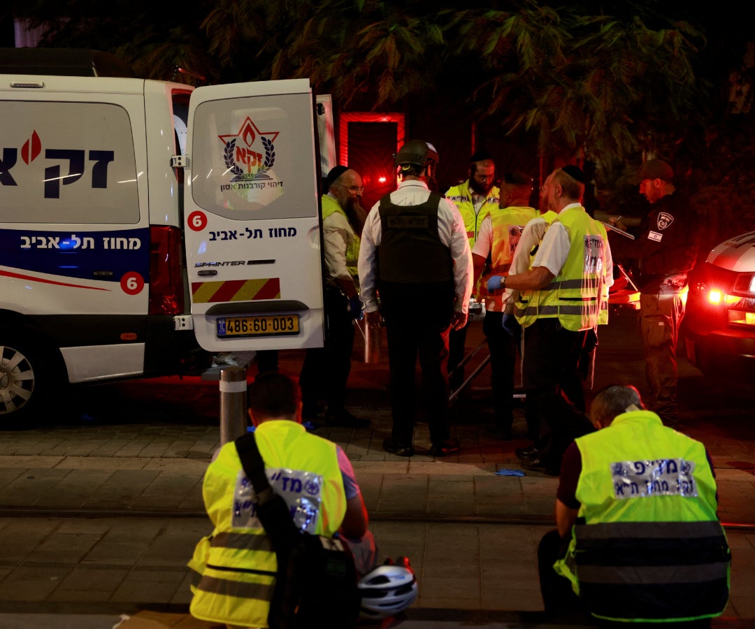 Atentado en tren en Israel