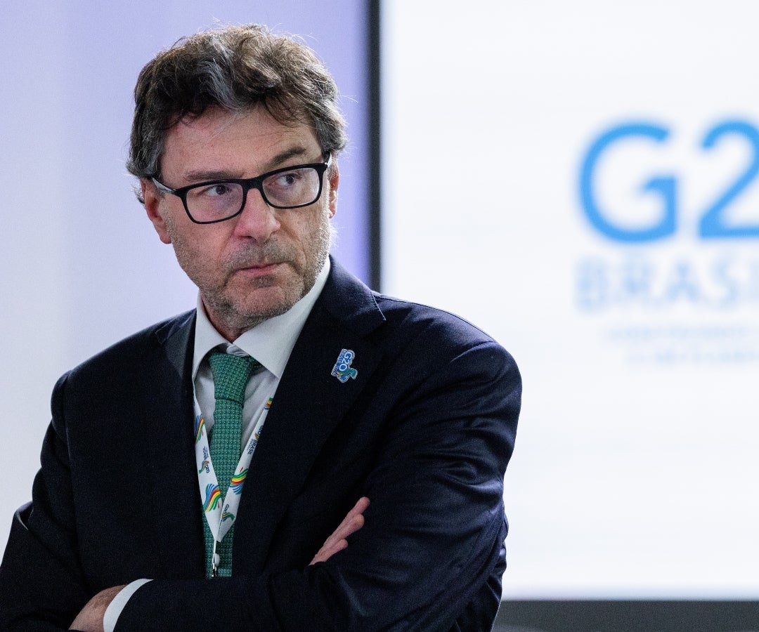 Ministro de Hacienda de Italia, Giancarlo Giorgetti