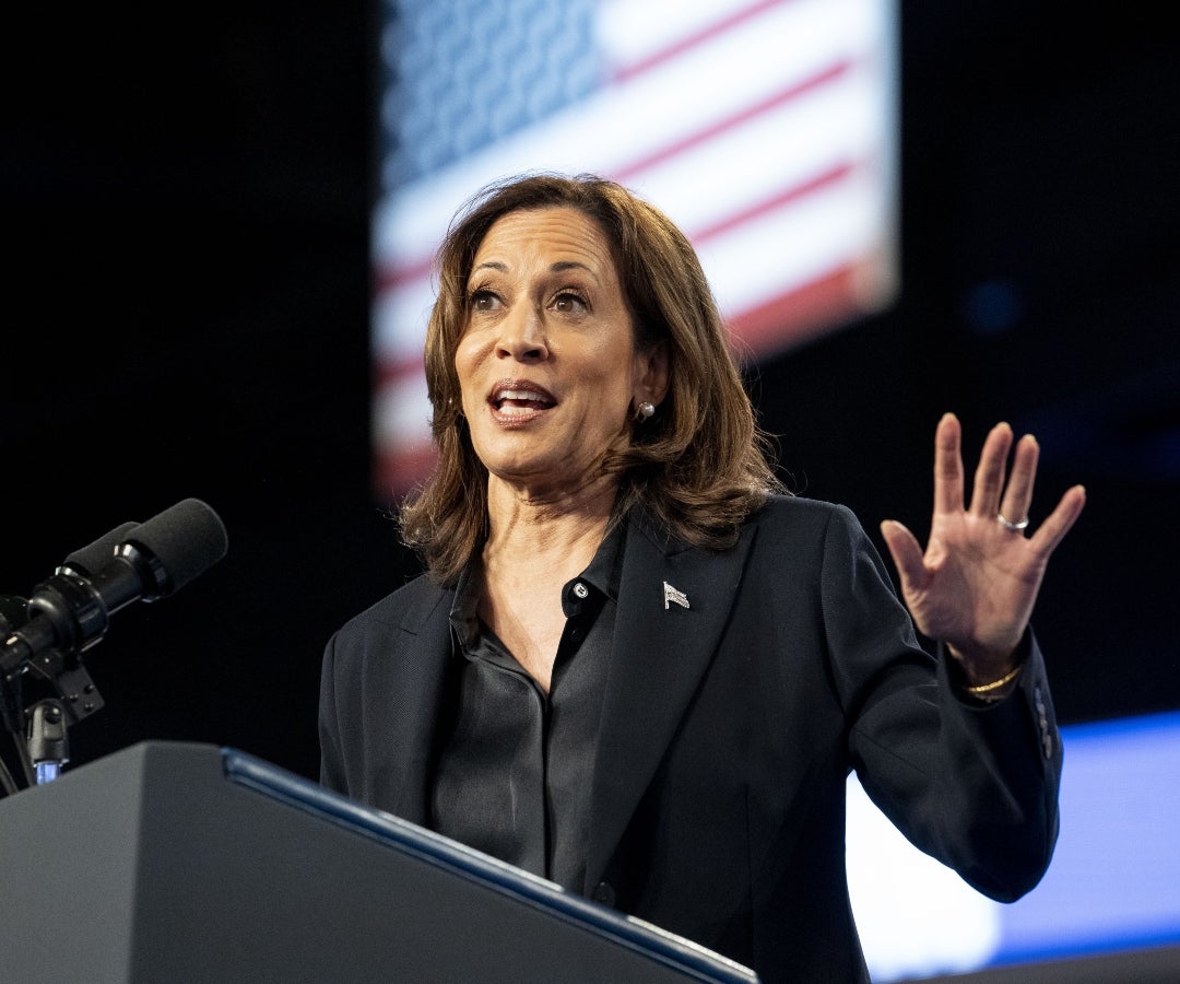 Candidata a la presidencia, Kamala Harris