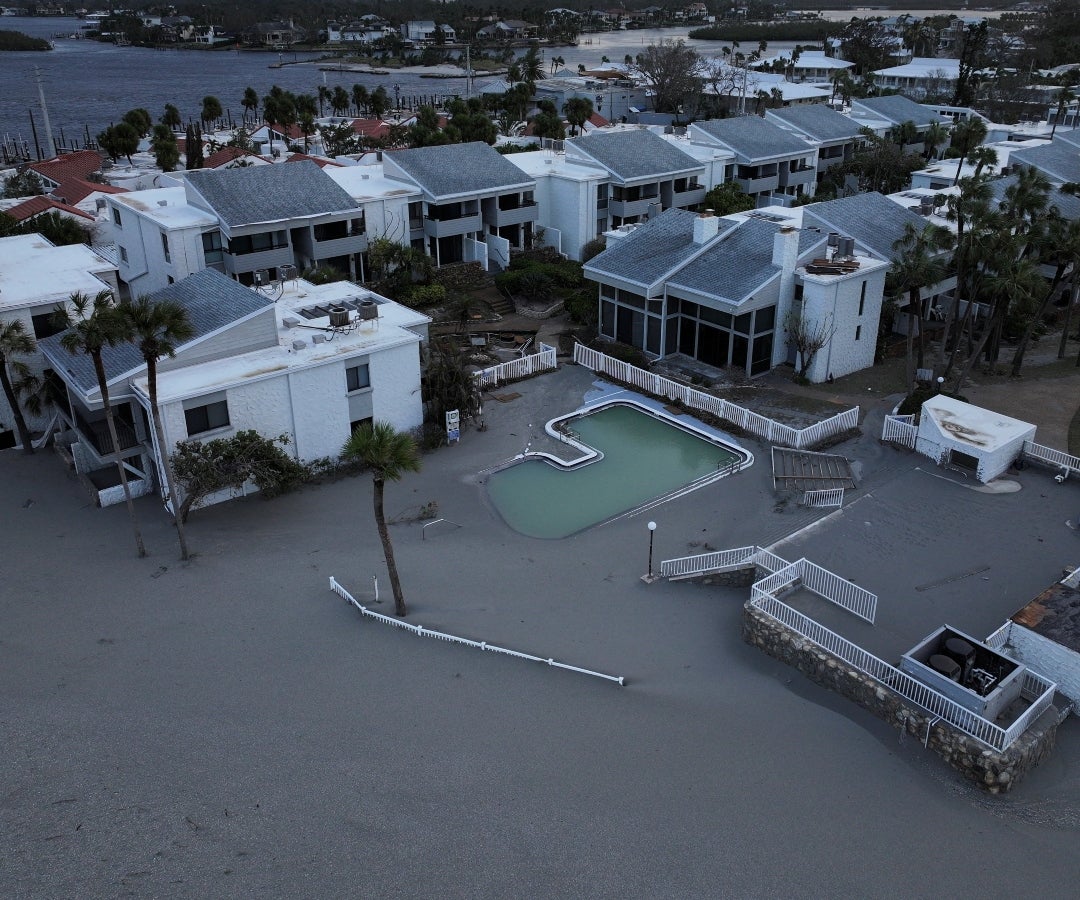 Consecuencias del paso del huracán Milton por la Florida