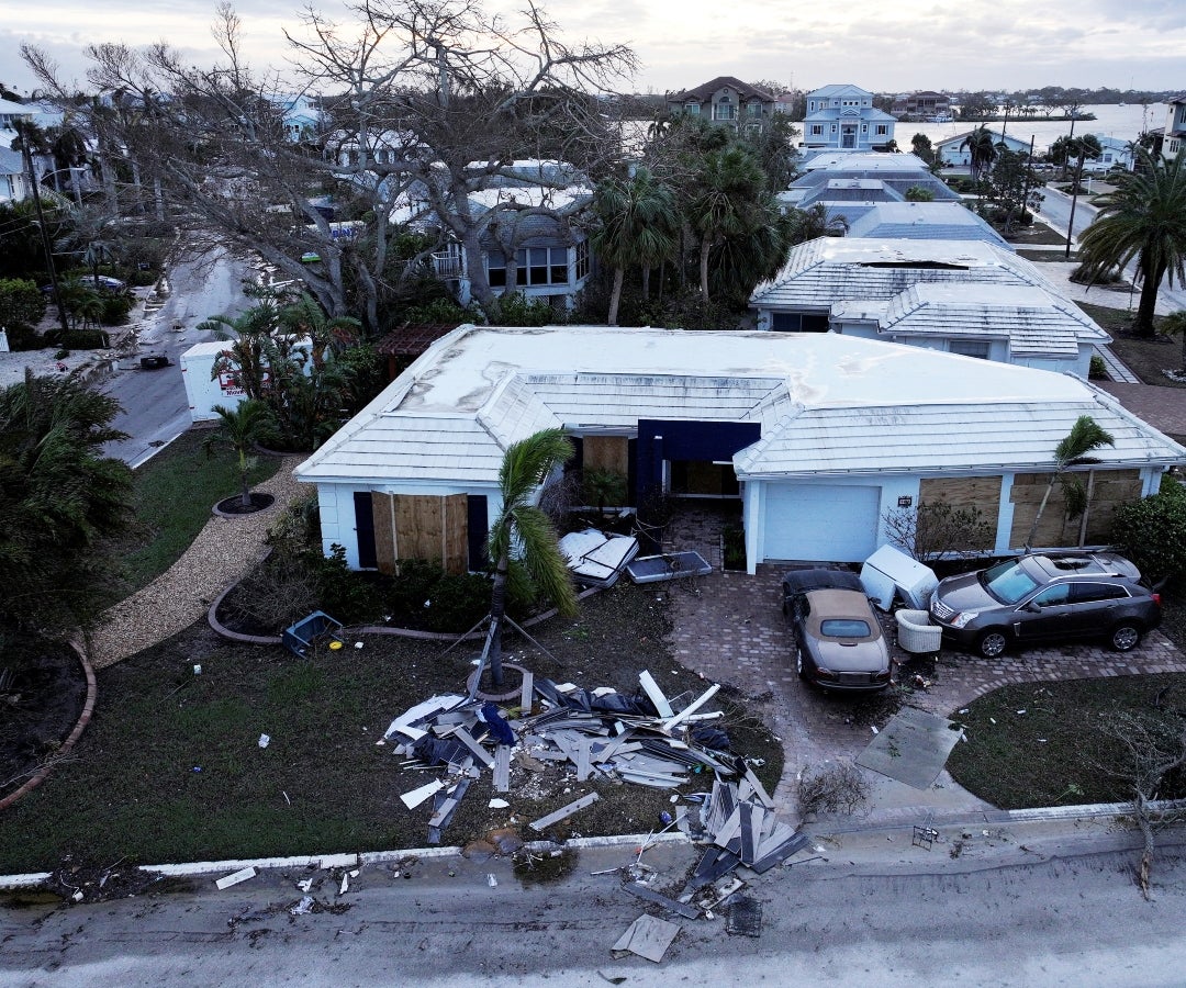 Consecuencias del paso del huracán Milton por la Florida