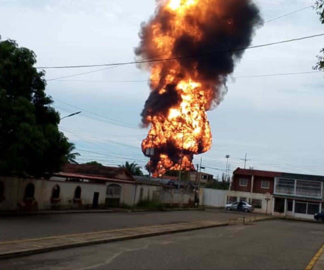 Incendio en Zulia, Venezuela