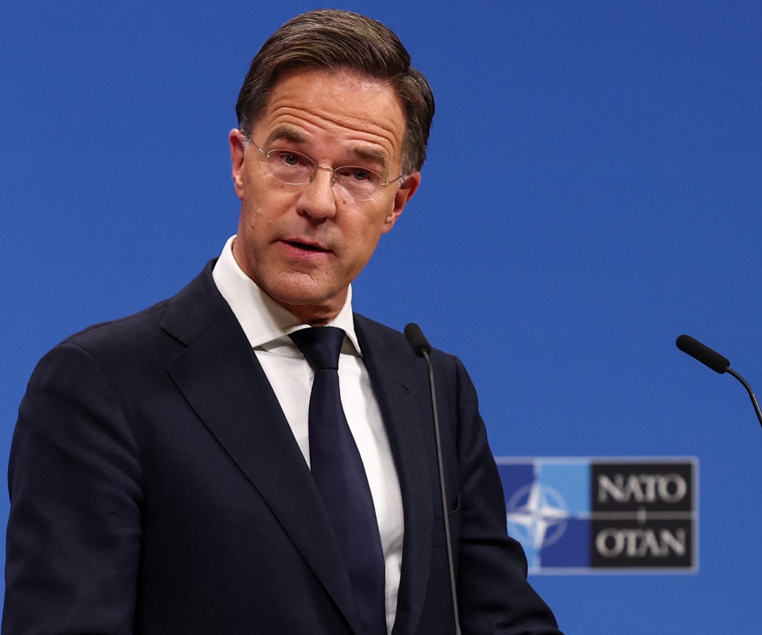 Mark Rutte, jefe de la Otan