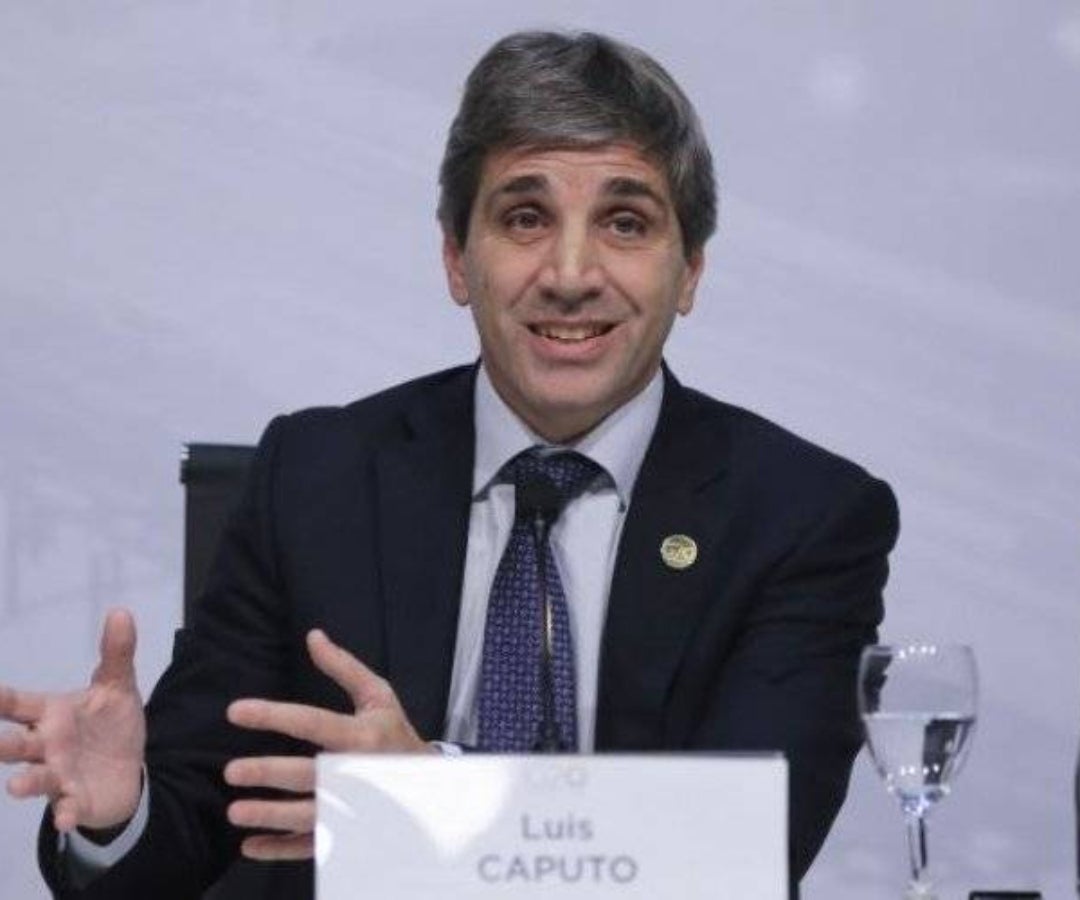 Luis Caputo, ministro de economía de Argentina