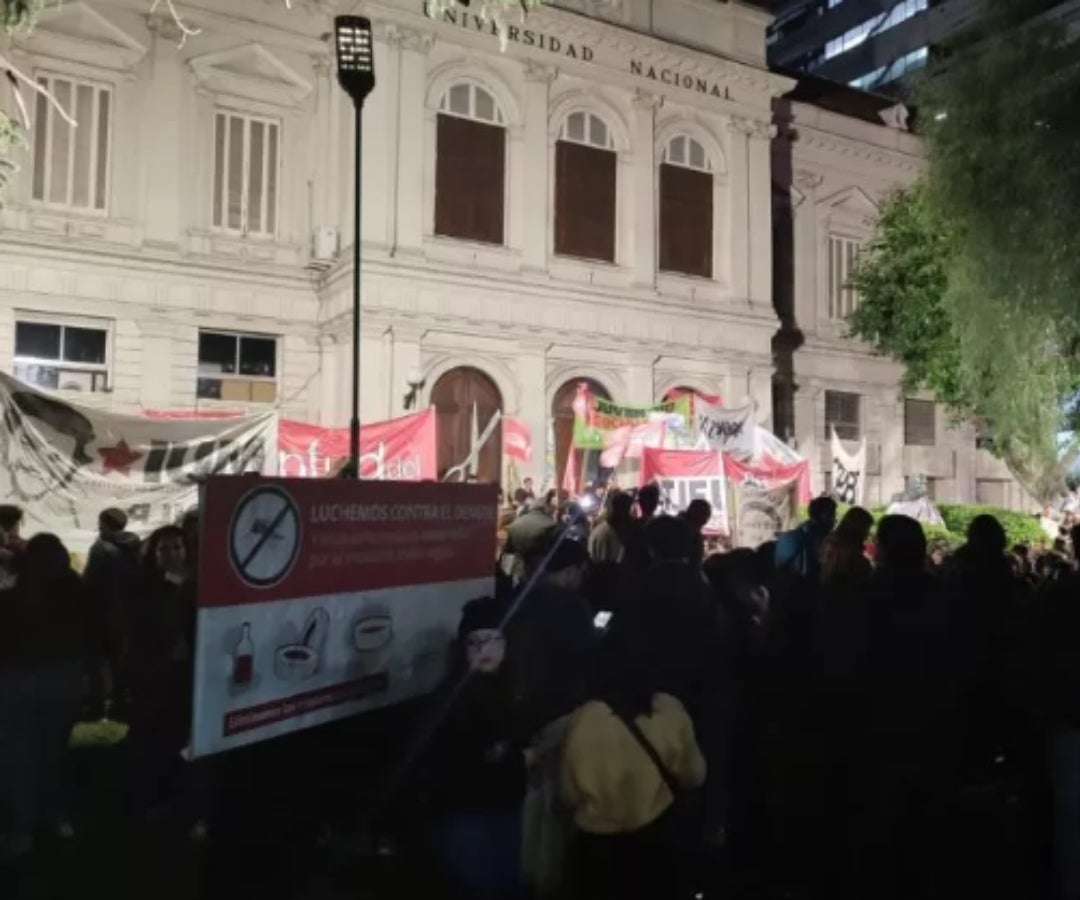 Protestas de estudiantes argentinos