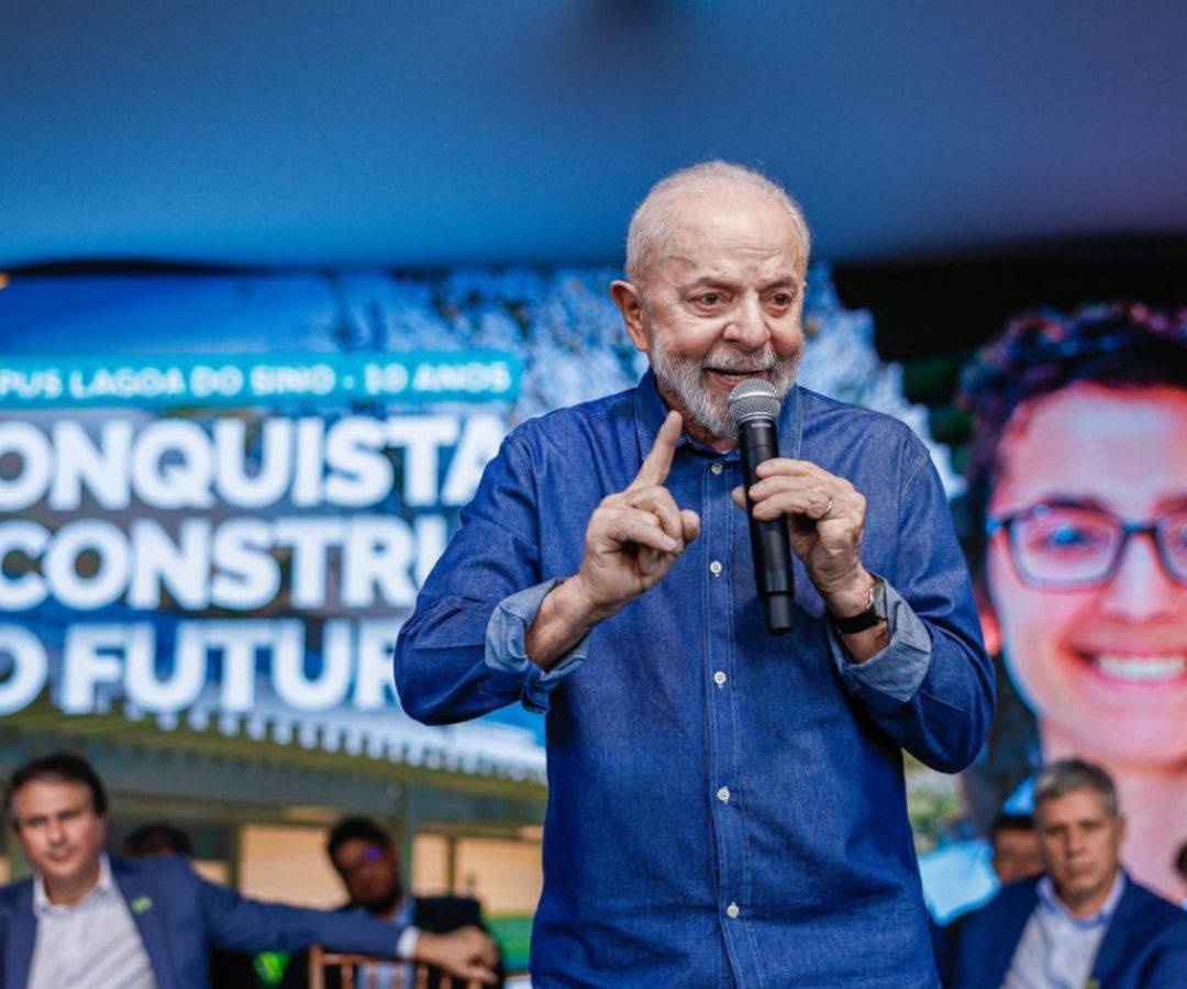 Luiz Inácio Lula da Silva en una intervención pública