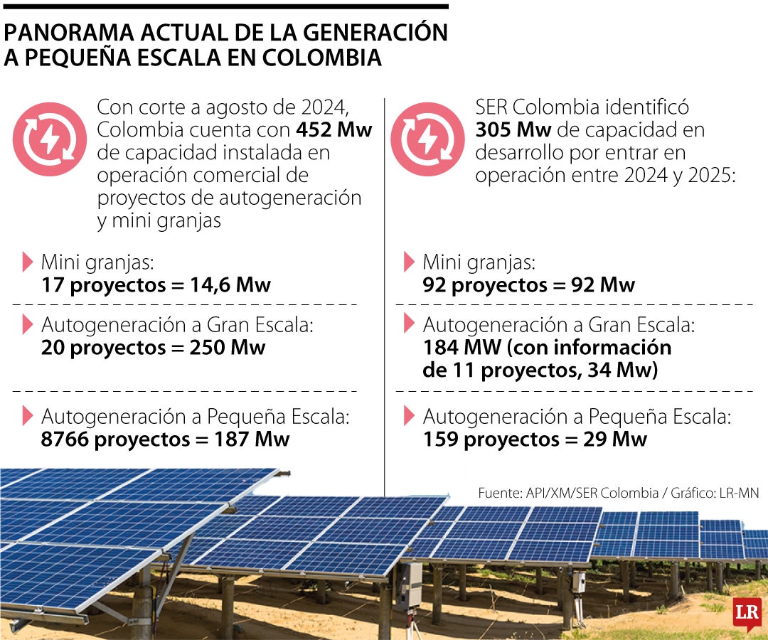 Panorama actual de la generación a pequeña escala en Colombia