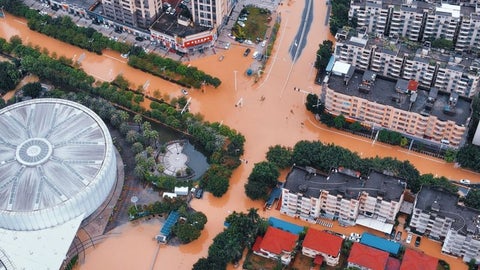 Inundaciones en China