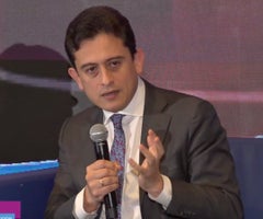 Luis Carlos Reyes, ministro de Comercio, en una intervención Luis Carlos Reyes, ministro de Comercio, en una intervención