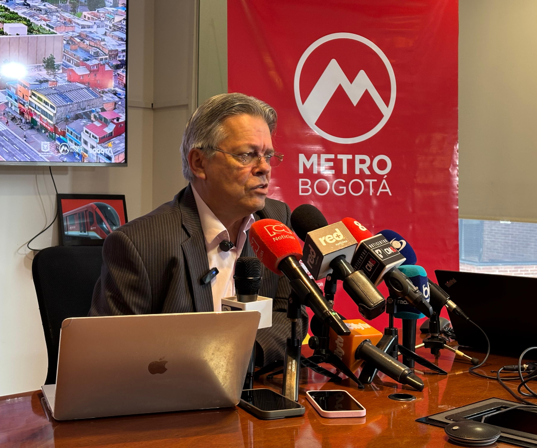 Leónidas Narváez, gerente de la Empresa Metro de Bogotá