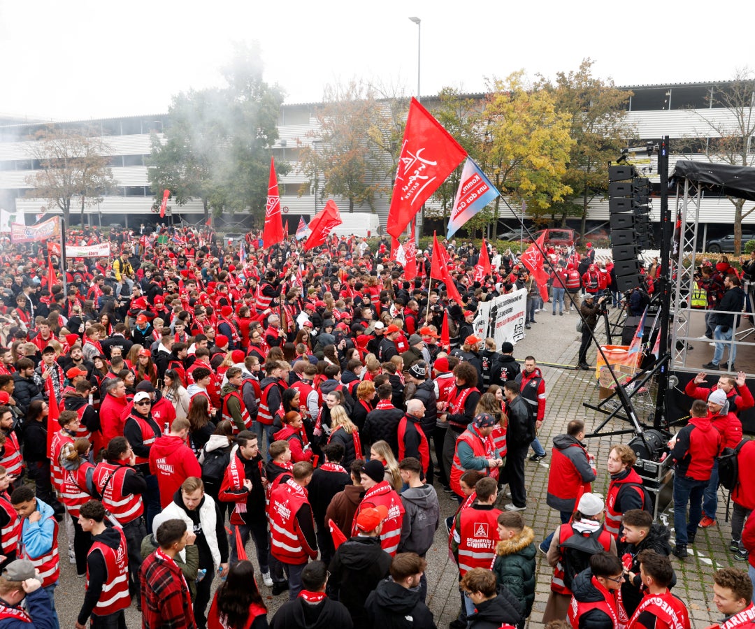 Protestas frente a Audi