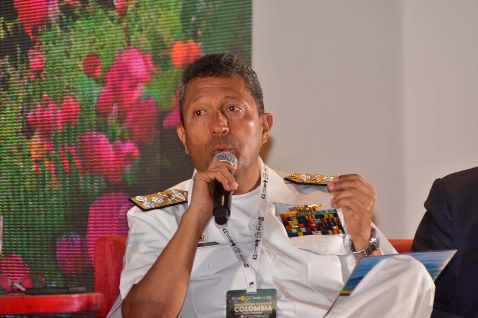 Vicealmirante Luis Fernando Márquez Velosa, presidente de la Corporación de Ciencia y Tecnología para el Desarrollo de la Industria Naval Marítima y Fluvial, Cotecmar