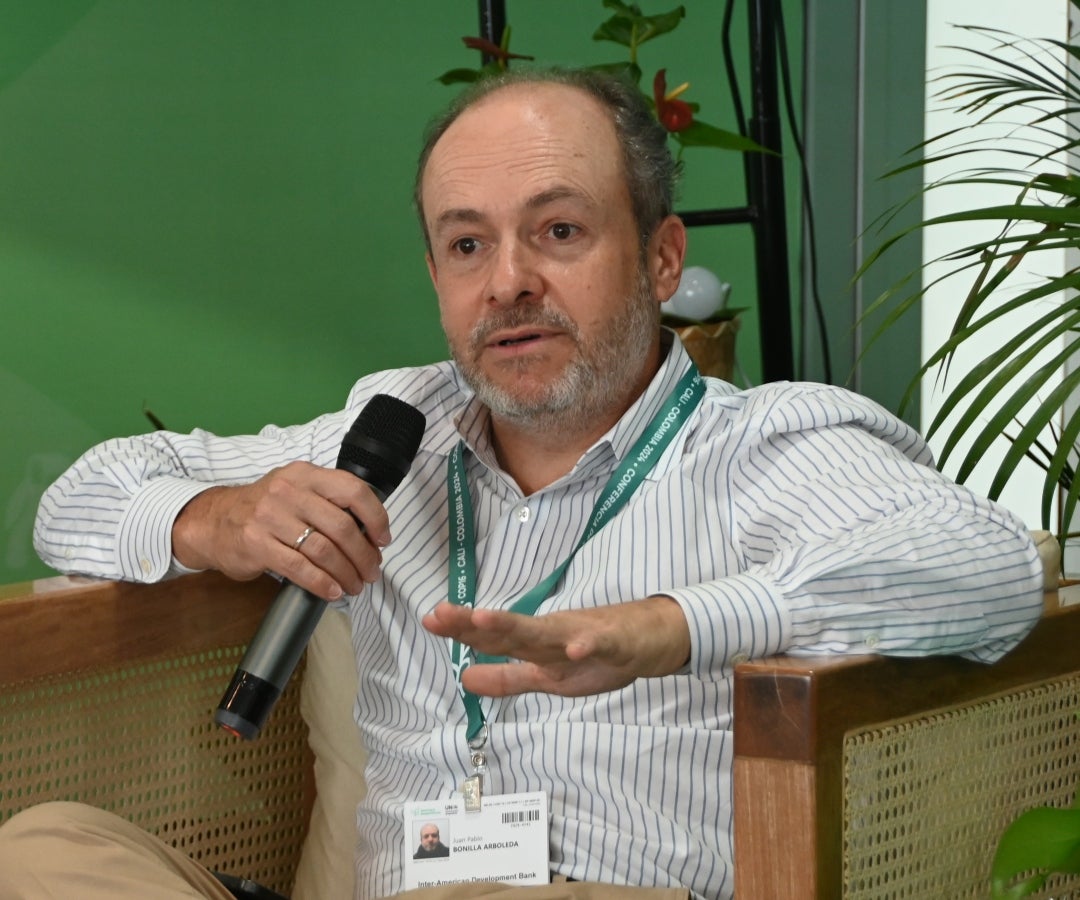 Juan Pablo Bonilla, gerente Cambio Climático y Sostenibilidad del BID