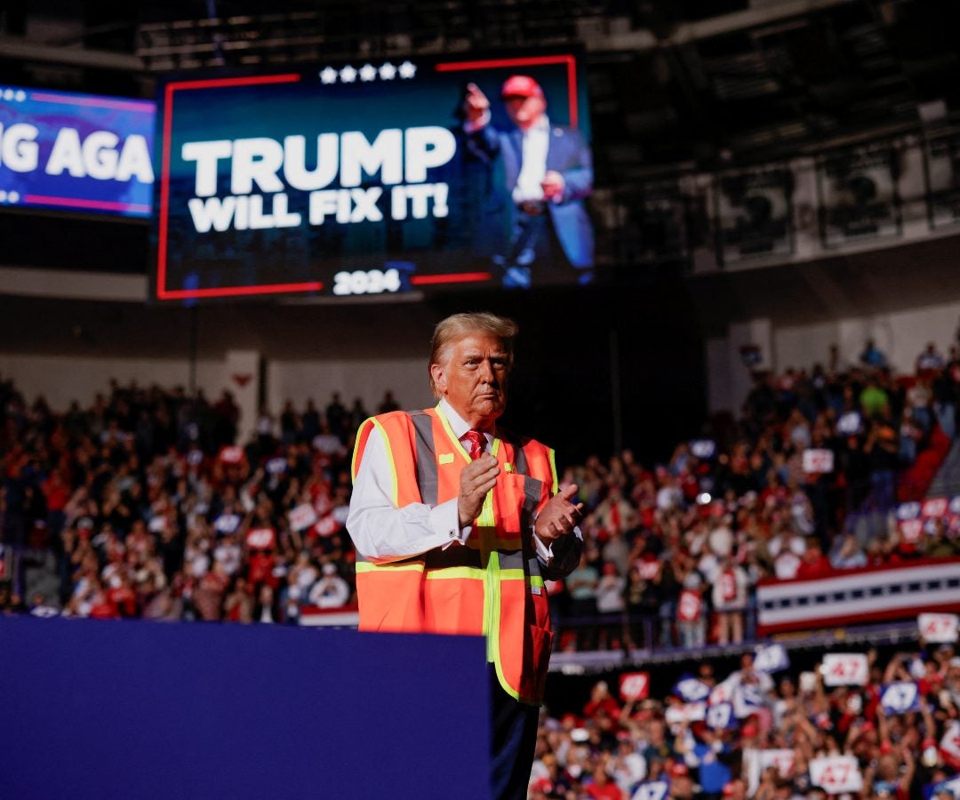 Trump celebra un mitin en Green Bay