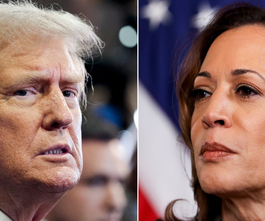 Donald Trump y Kamala Harris