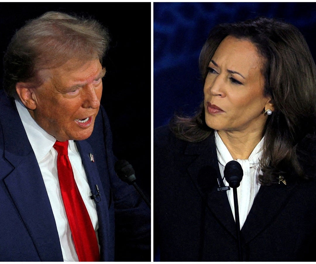 Donald Trump y Kamala Harris