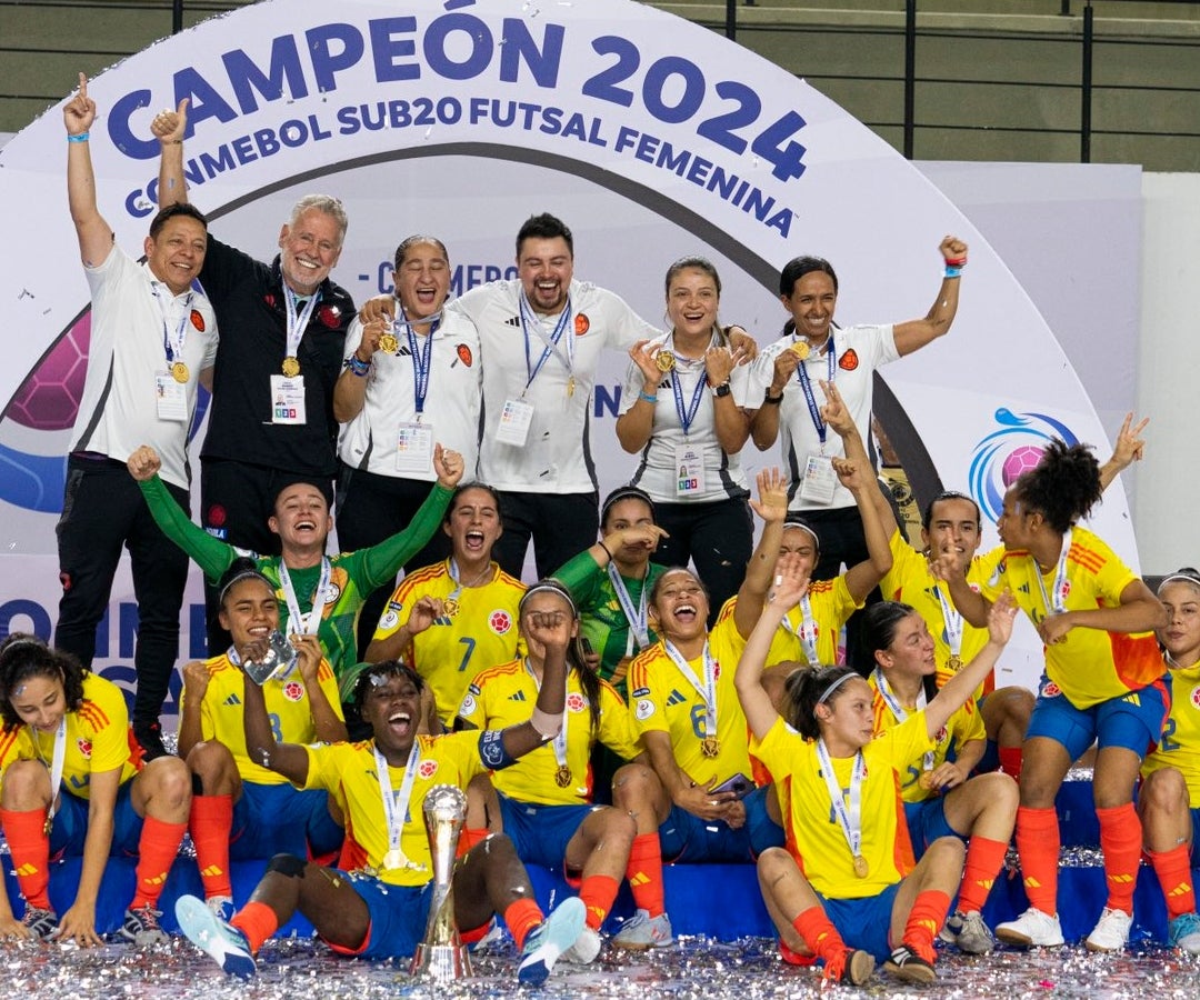 Selección Colombia Sub20 de futsal es campeona del toreno sudamericano