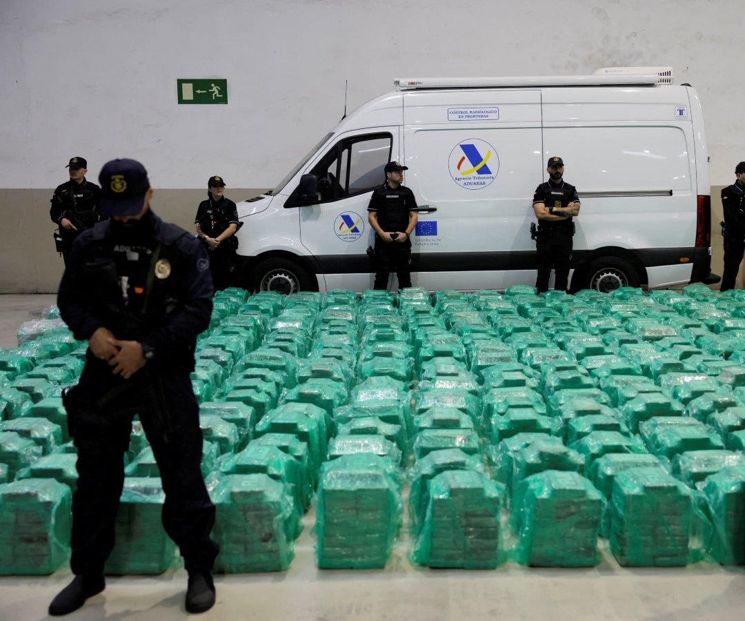 Incautan cargamento de droga en España, proveniente de Ecuador