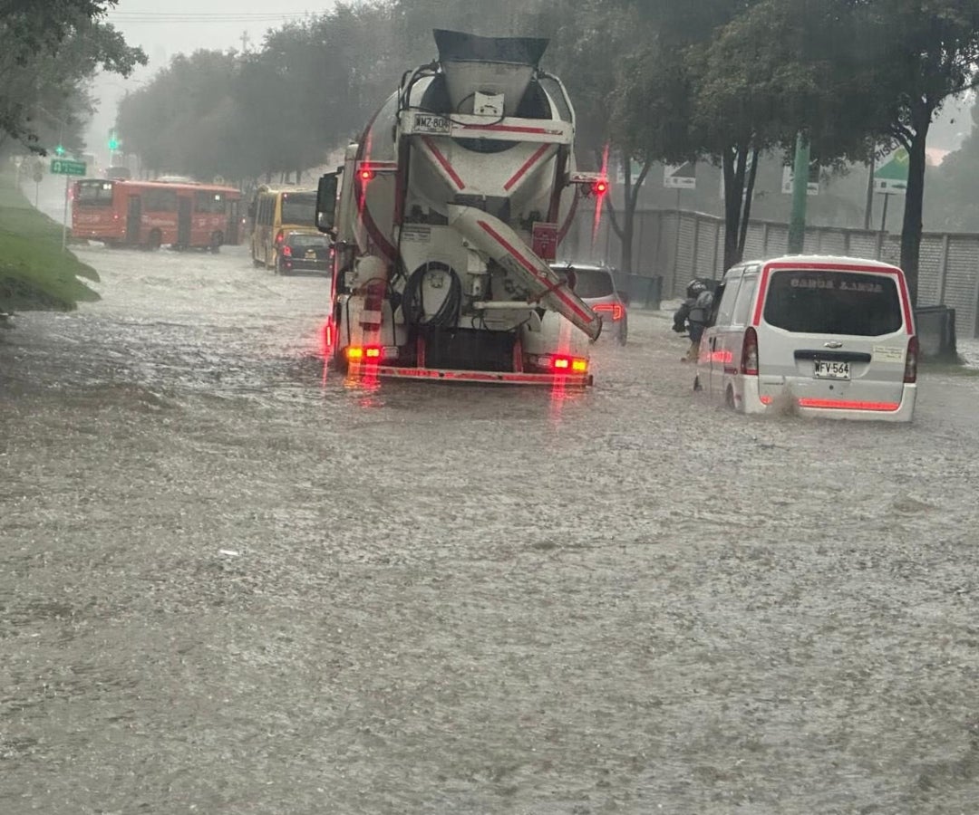Inundaciones en la Autopista Norte