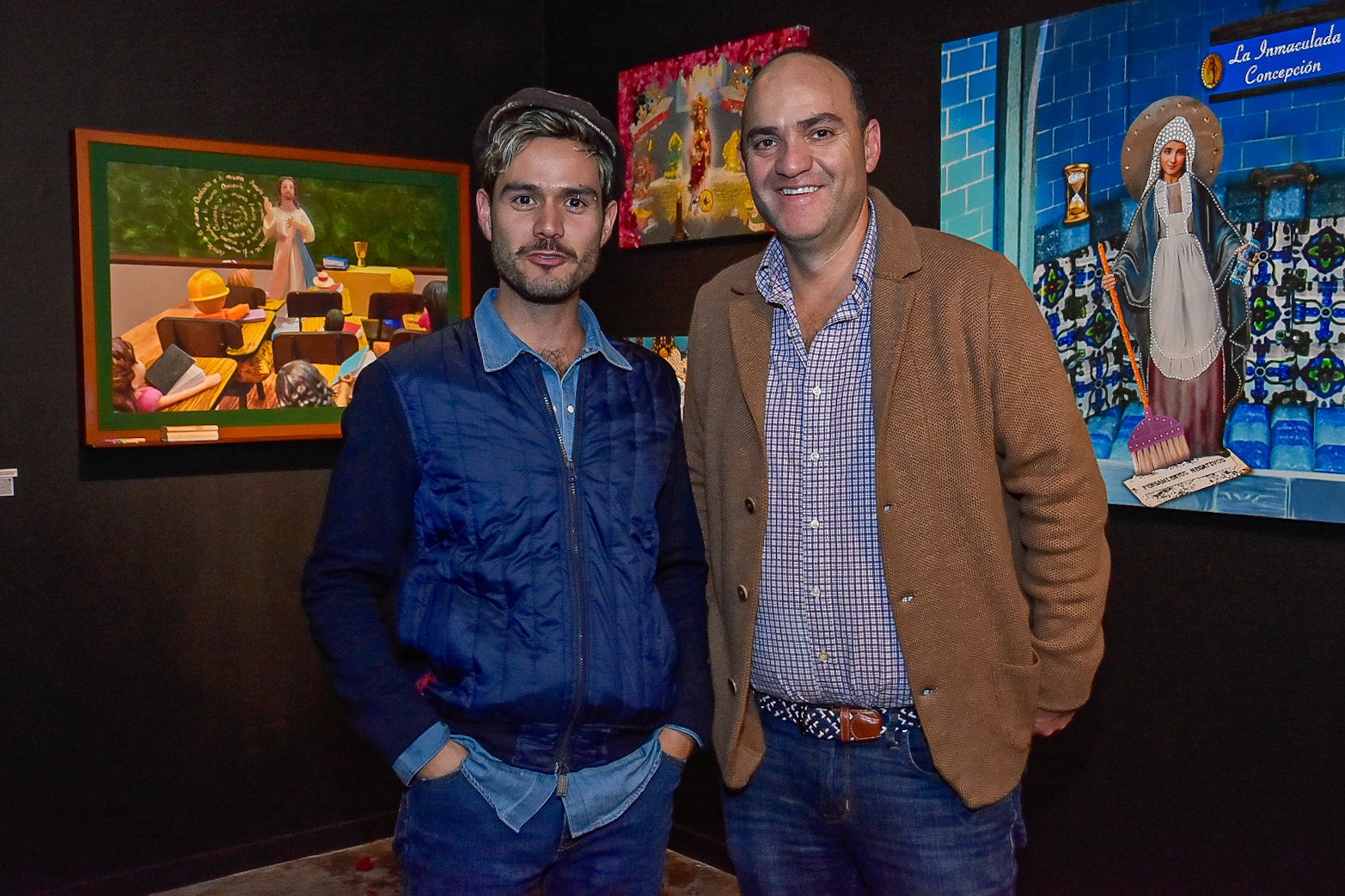 Salvador Arbeláez, gestor cultural y realizador audiovisual y Andrés Silva, gestor cultural.