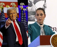 Donald Trump y Claudia Sheinbaum Donald Trump y Claudia Sheinbaum