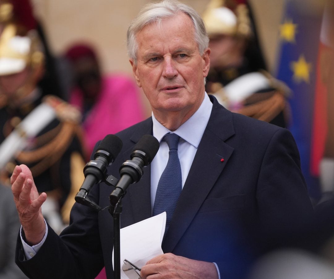 El primer ministro francés, Michel Barnier