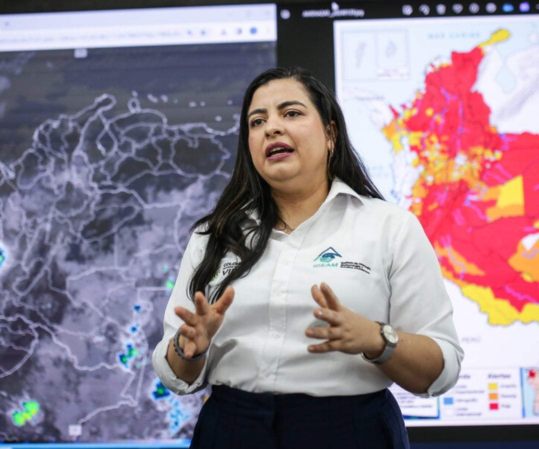 Ghislaine Echeverry, directora del Instituto de Hidrología, Meteorología y Estudios Ambientales, Ideam,