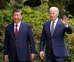 Presidente de China, Xi Jinping y el presidente de EE.UU, Joe Biden. Presidente de China, Xi Jinping y el presidente de EE.UU, Joe Biden.